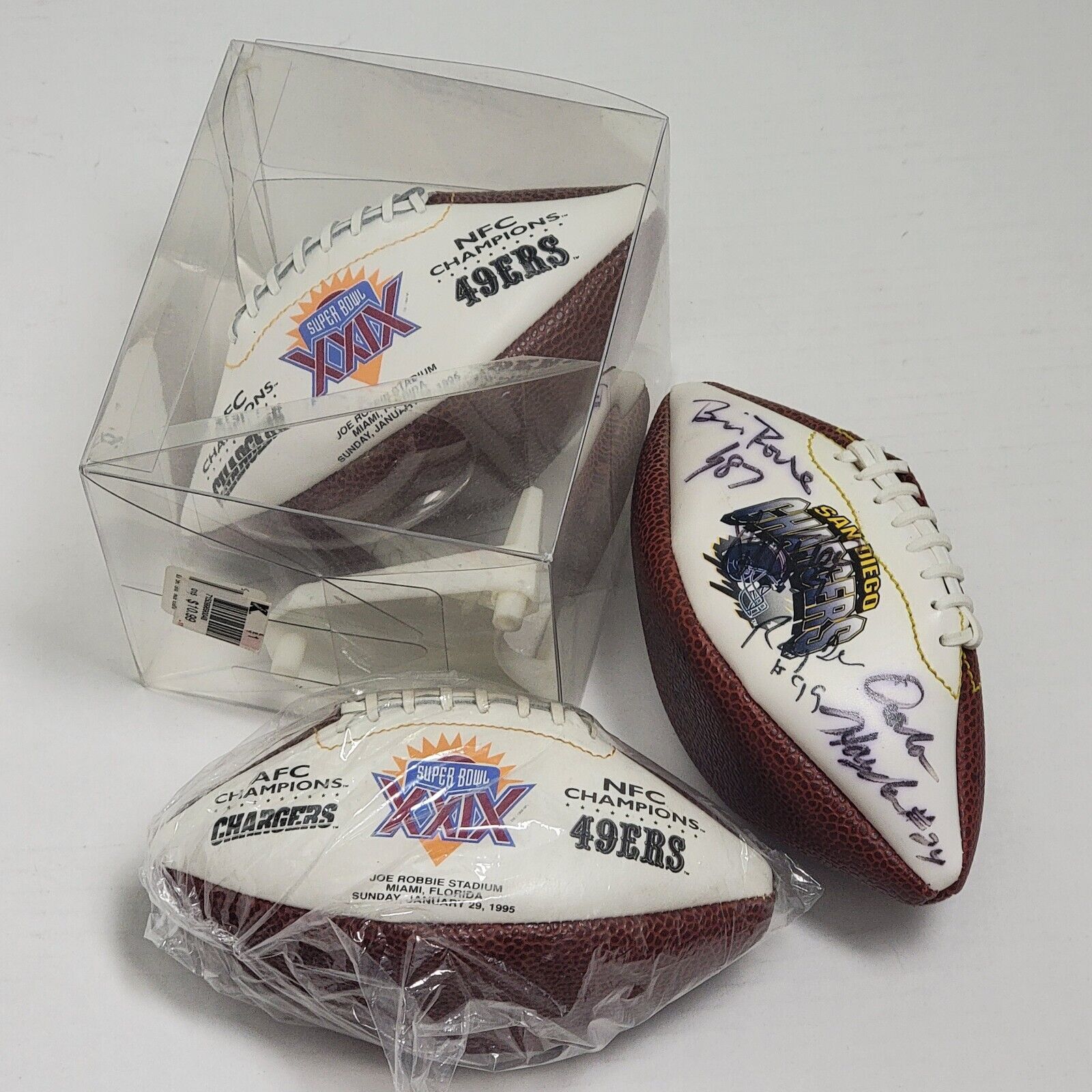 San Diego Chargers 94-95 ACF Champions Mini Footballs