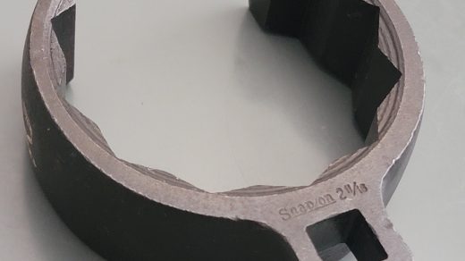 Snap-on crowfoot wrench