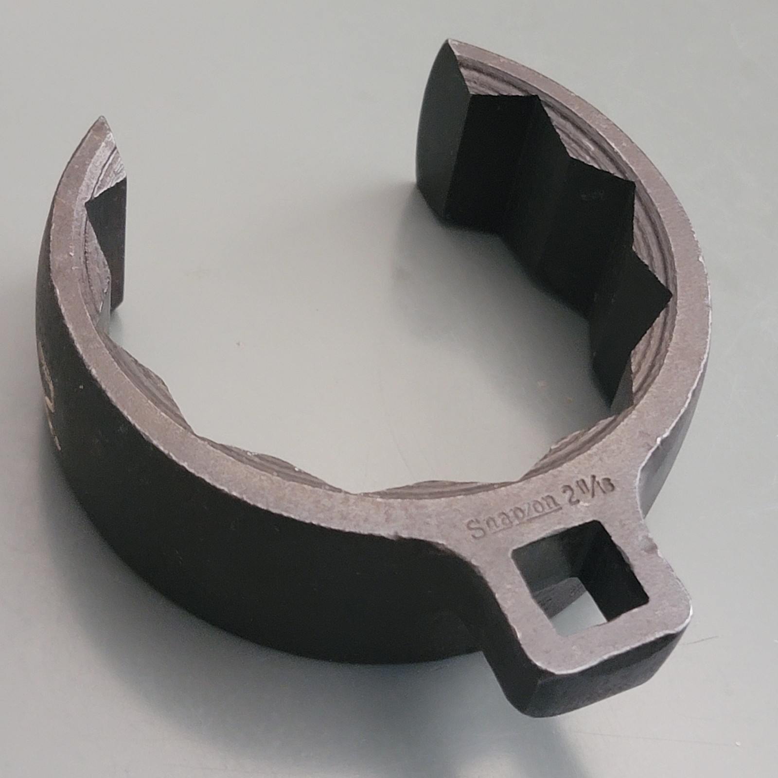 Snap-on crowfoot wrench