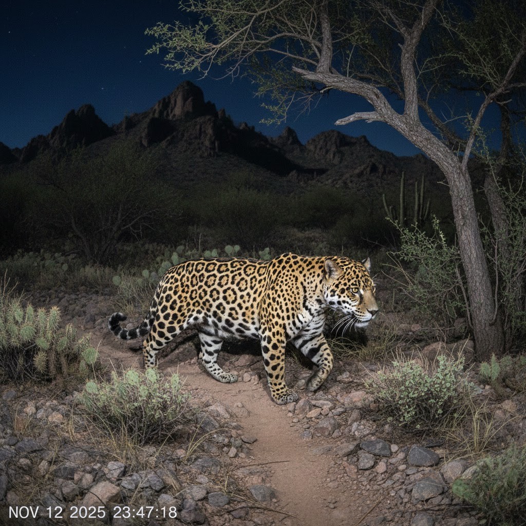 Mexican Jaguar #5 Makes It To Arizona