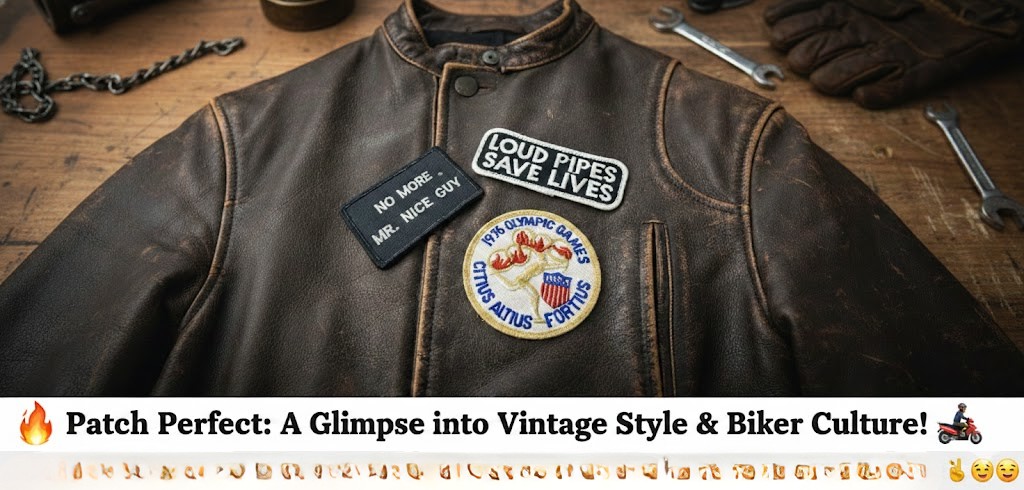 biker culture patches